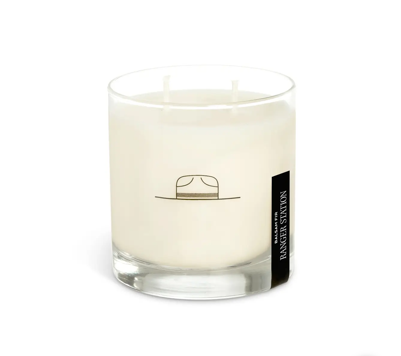 Balsam Fir Candle: 11oz Rocks Glass