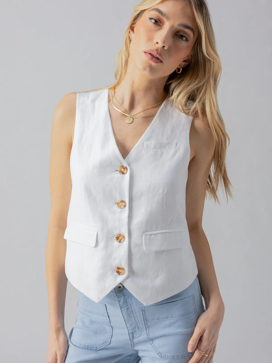 Timeless Vest - White