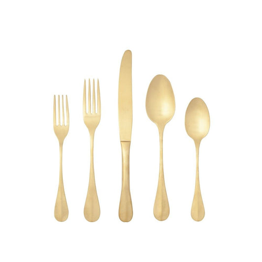 Flatware 5pc w box-NAU PVD Gold