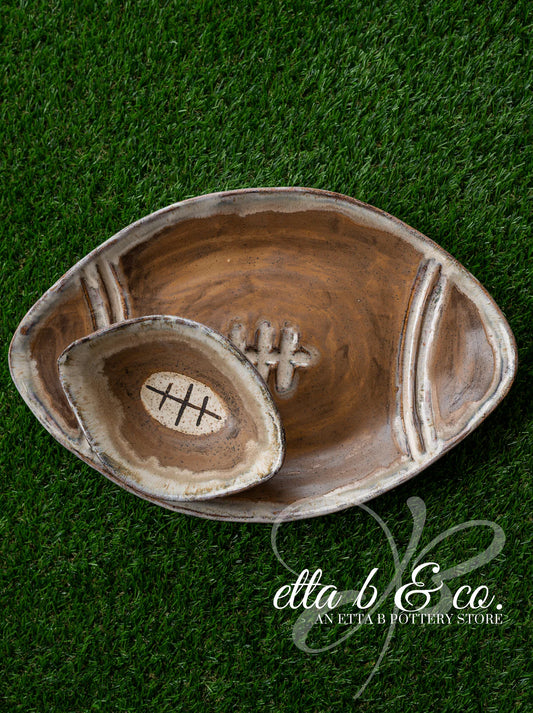 Small Football Bowl-Leather