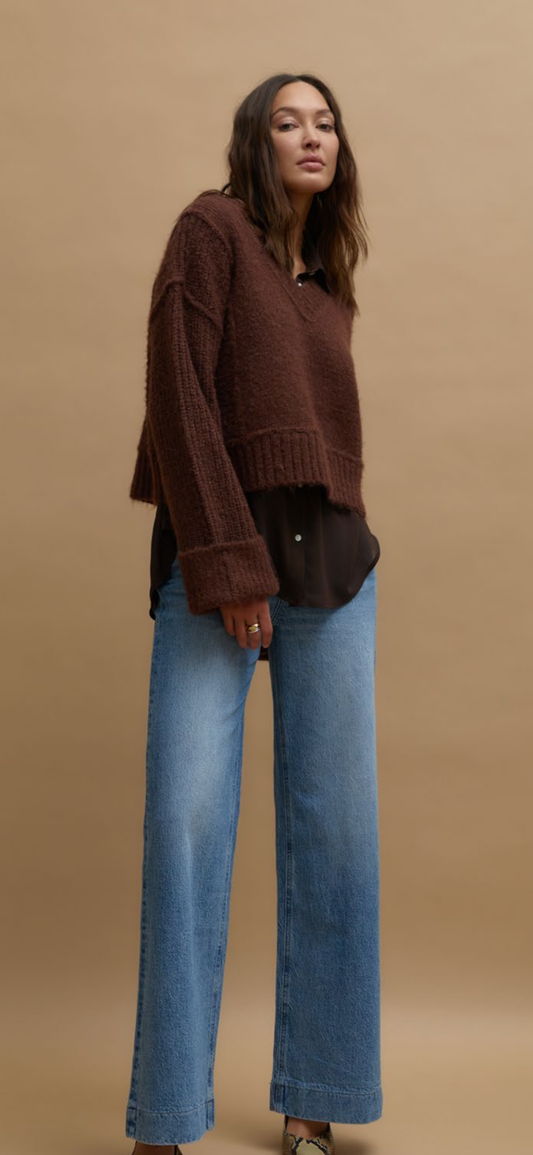 Joy Cropped Boxy Sweater