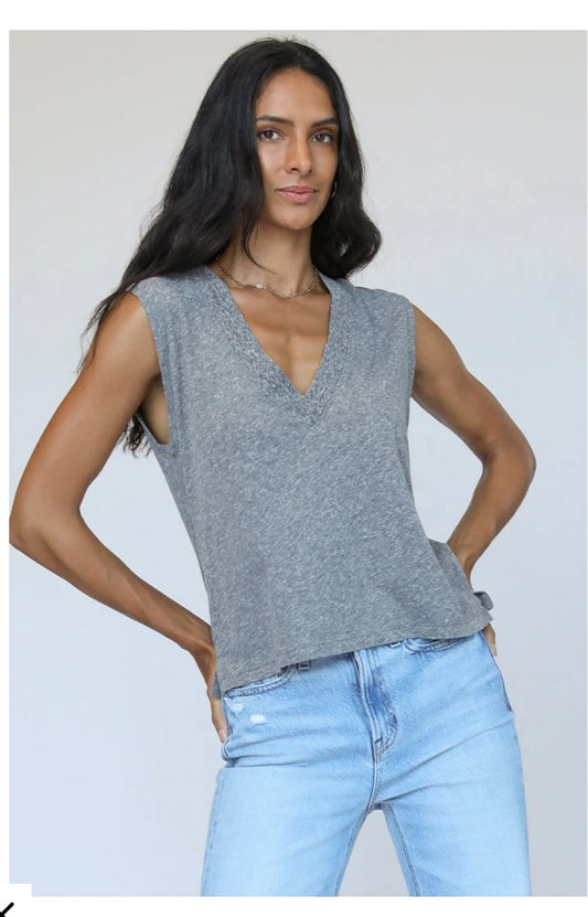 Margot Tee Heather Grey