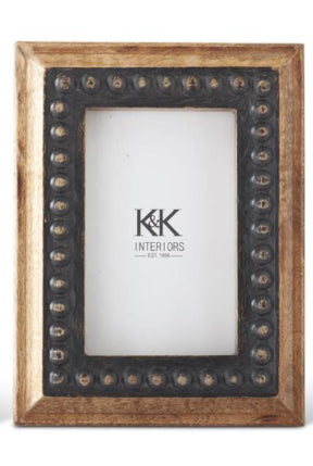 Black Rivet & Wood Photo Frames (medium)