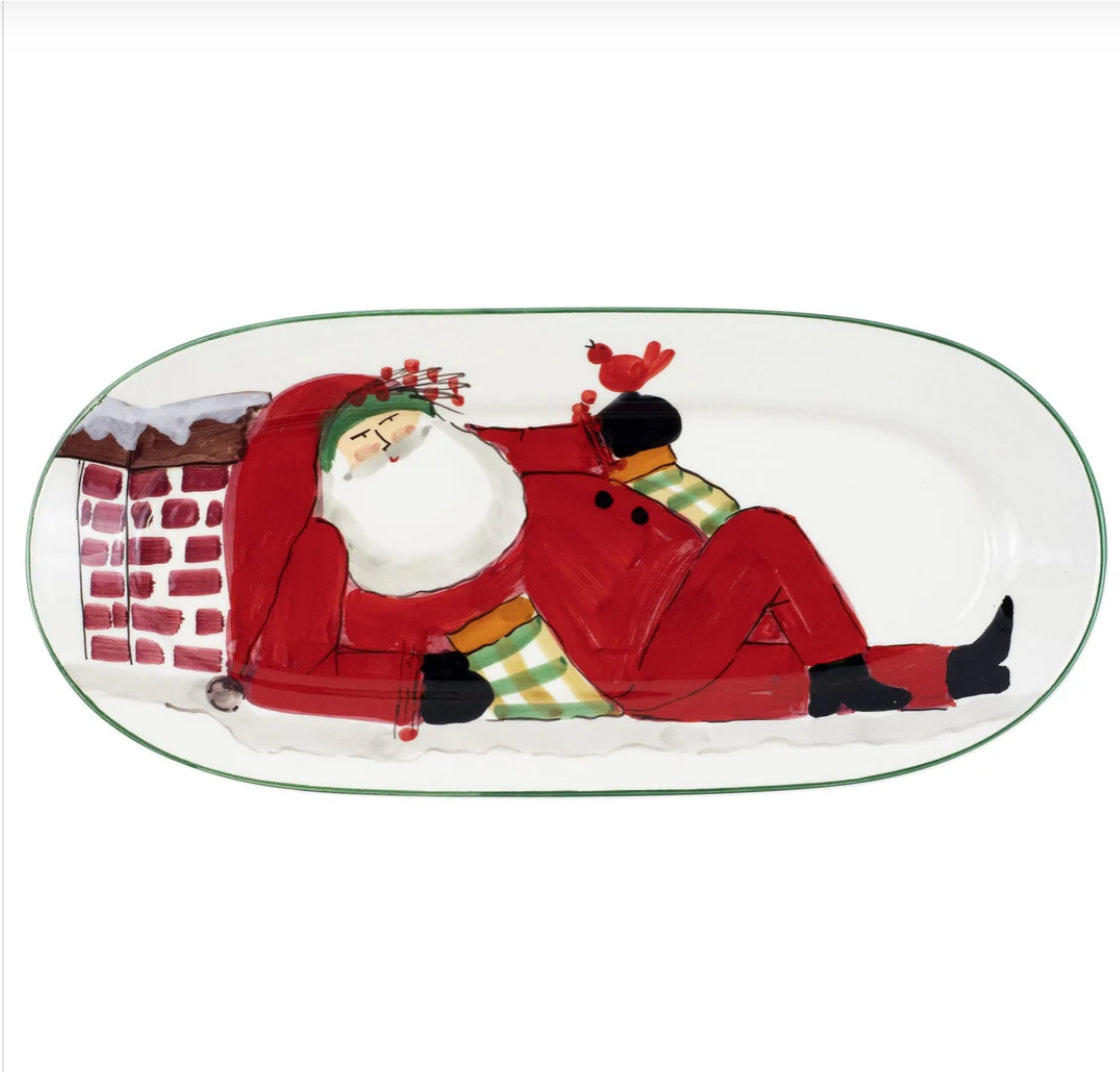 Old St. Nick Small Oval Platter