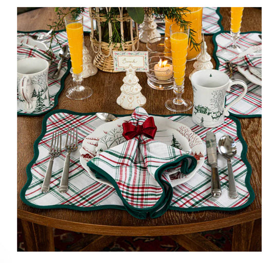 Merry Tartan Napkin set of 4