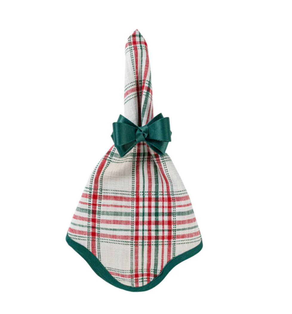 Merry Tartan Napkin set of 4