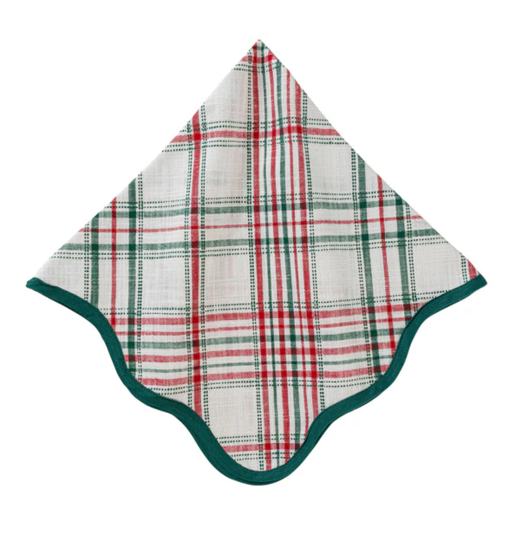 Merry Tartan Napkin set of 4