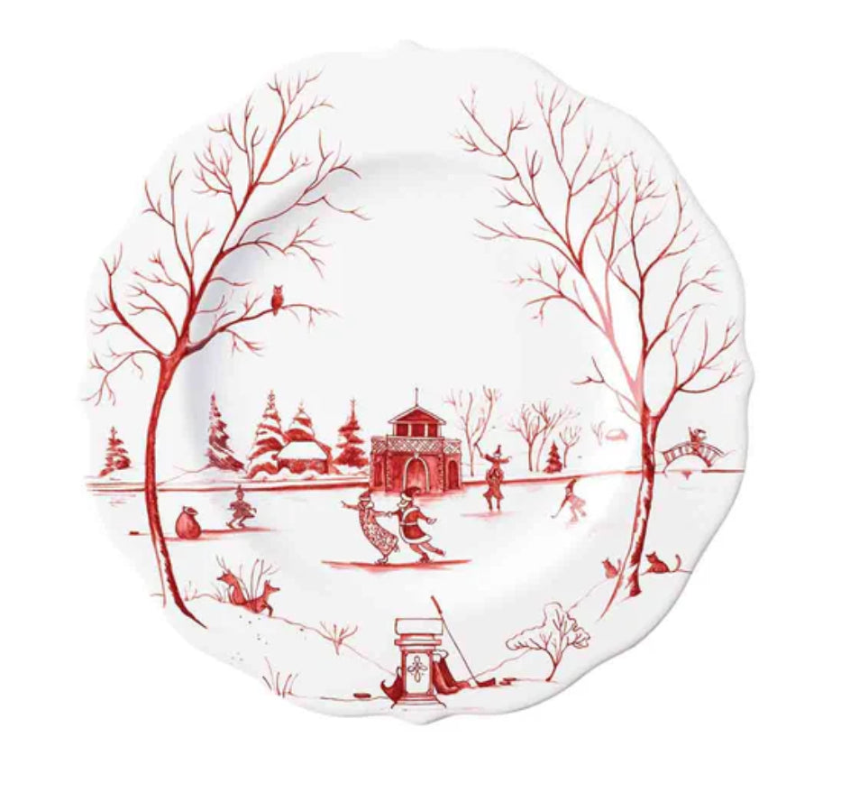 Country Estate Winter Frolic Dessert/Salad Plate