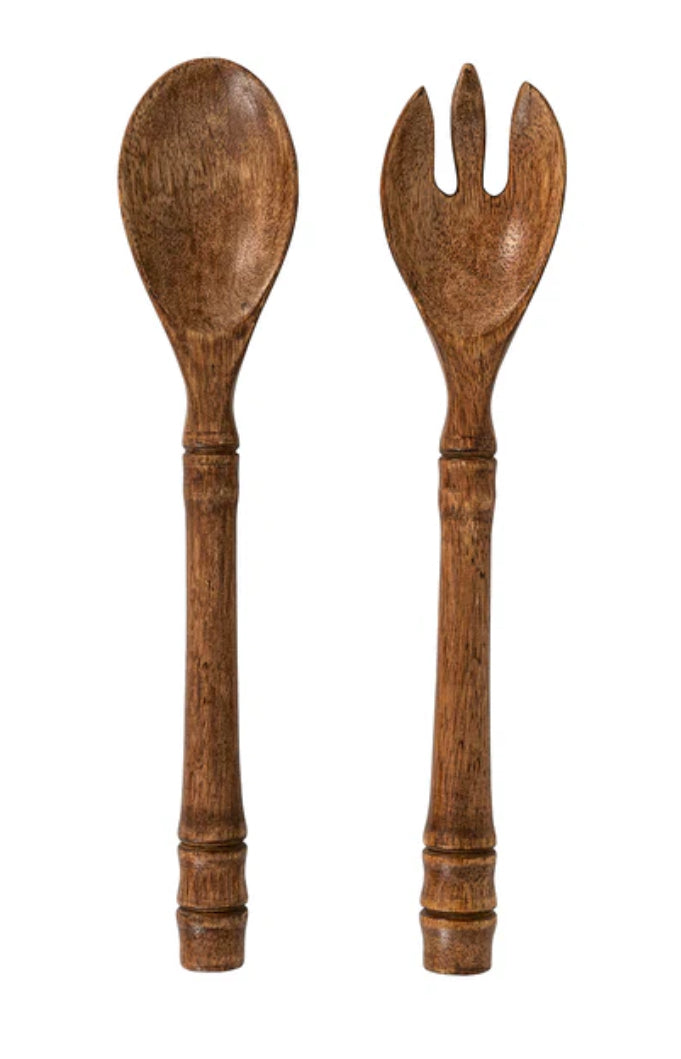 Bilbao Wood Salad Server Set/ 2 pc