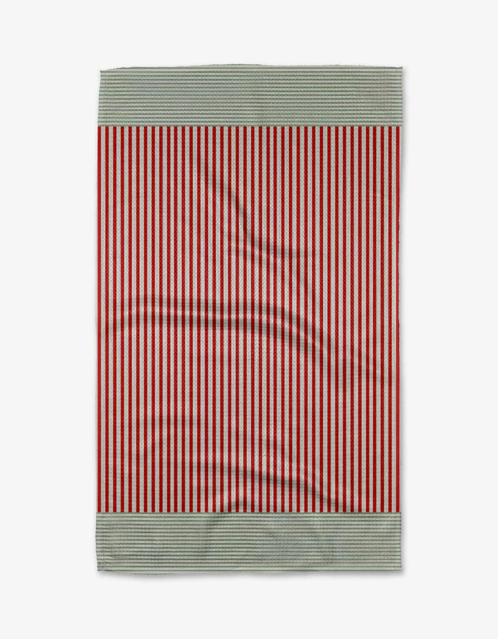 Mrs. Clause Stripe Tea Towel