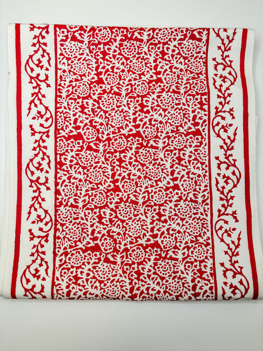 Tapestry Deep Red Table Runner