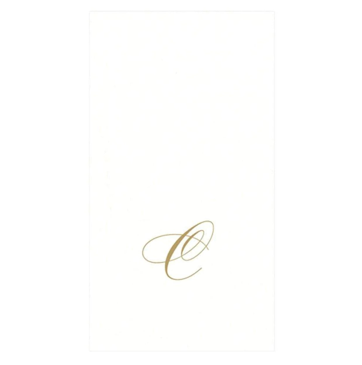 Linen White Pearl Guest Napkin- C