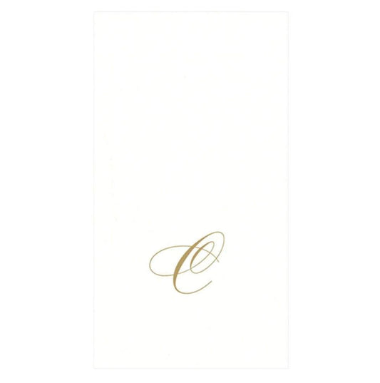 Linen White Pearl Guest Napkin- C