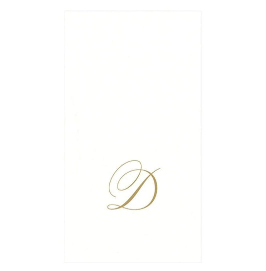 Linen White Pearl Guest Napkin - D