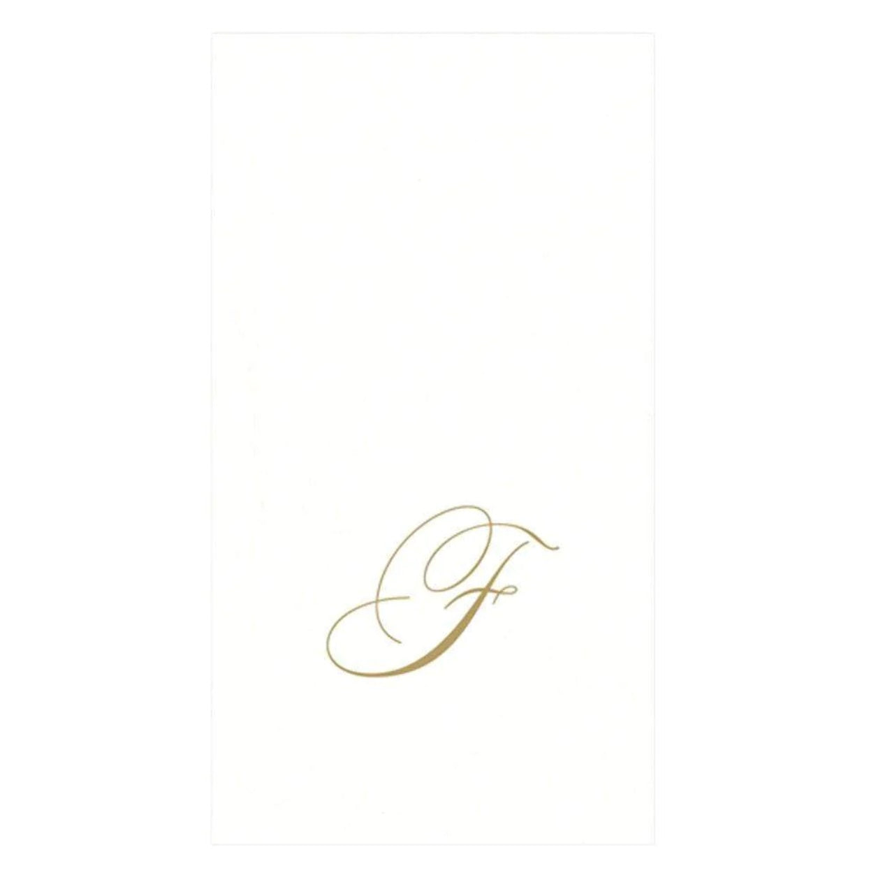 Linen White Pearl Guest Napkin - F