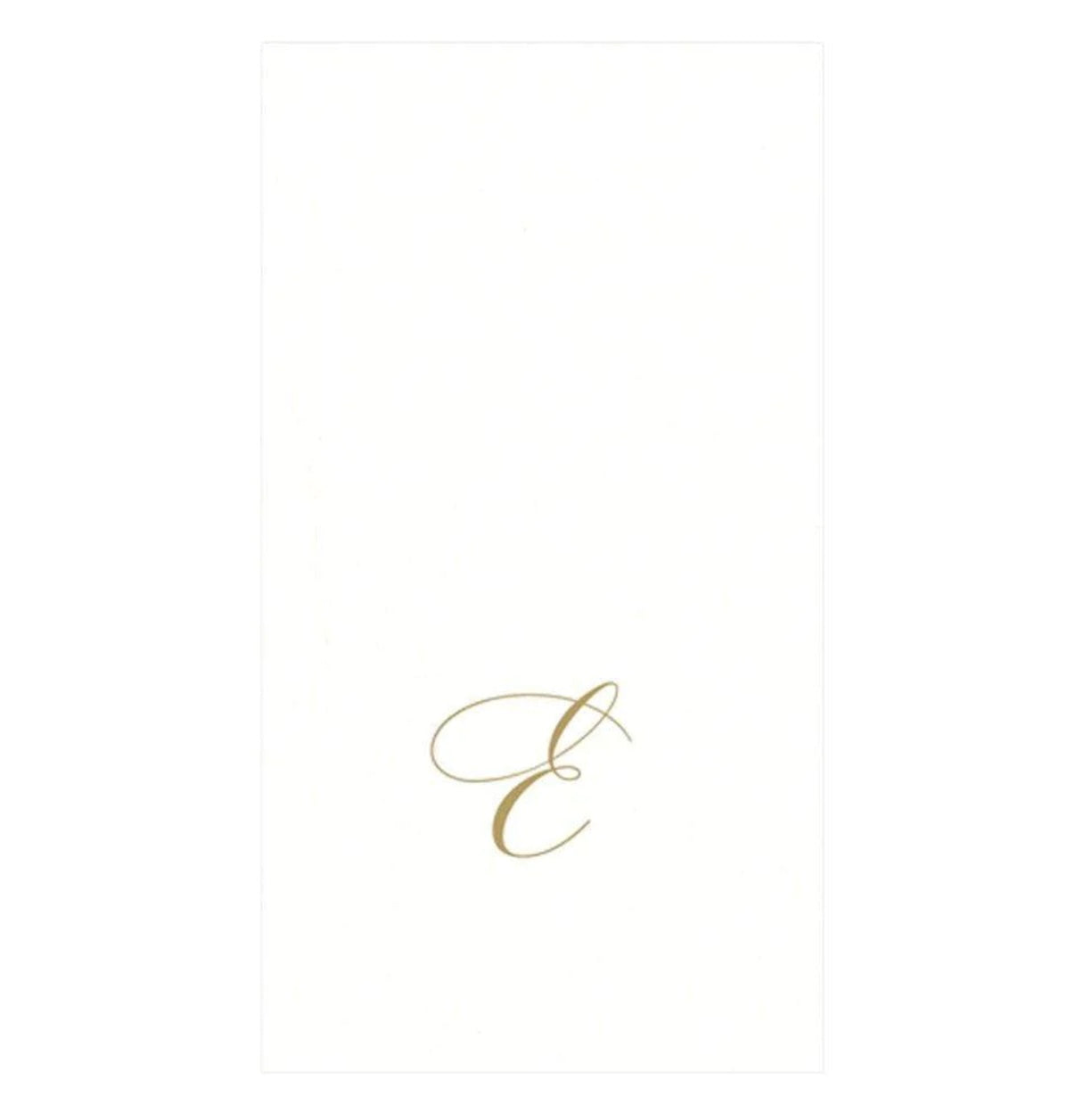 Linen White Pearl Guest Napkin-E