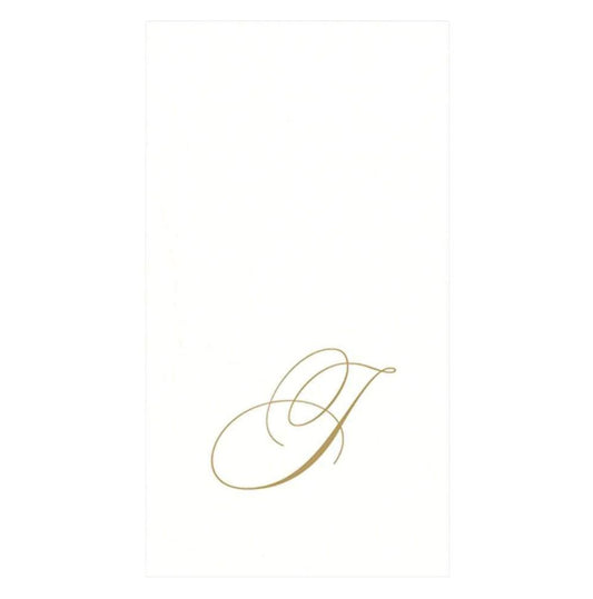 Linen White Pearl Guest Napkin- J