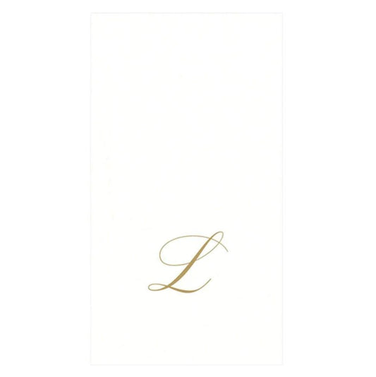 Linen White Pearl Guest Napkin- L