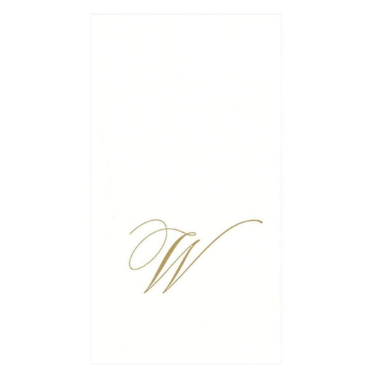 Linen White Pearl Guest Napkin-W