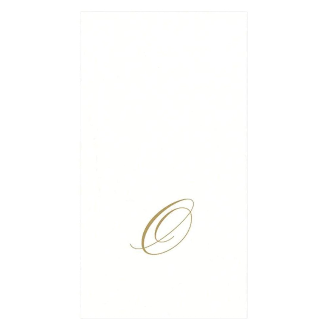 Linen White Pearl Guest Napkin- O