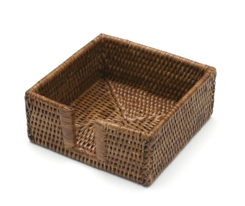 Cocktail Napkin Rattan Holder