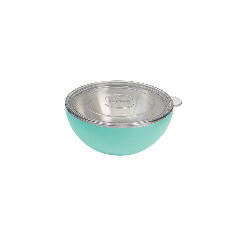 Sm. Serving Bowl- Blue Lemonade