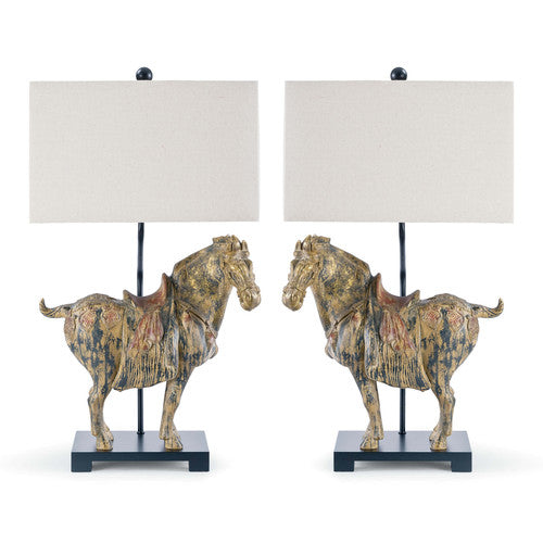 Dynasty Horse Table Lamp