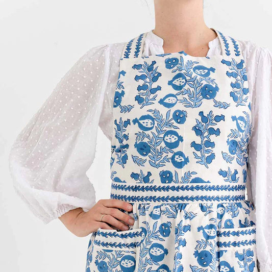 Pom Bells Wedgewood Apron