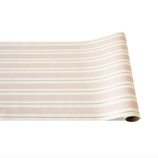 Runner- Pink&Gold Awning Stripe 20”x25”