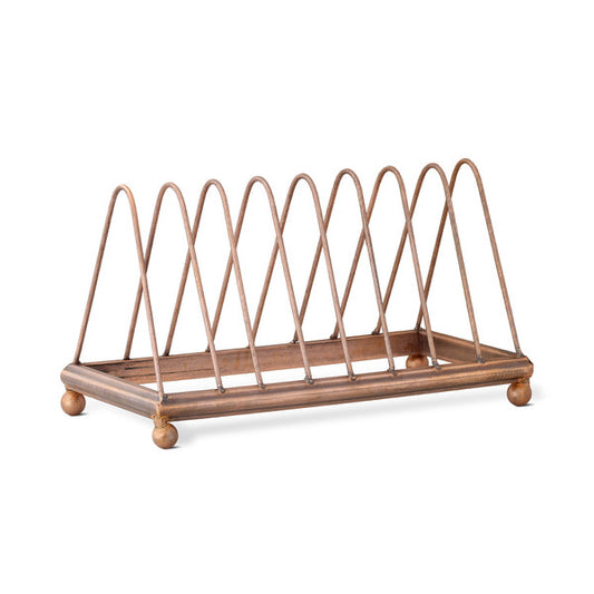 Copper Finish Metal Dish Rack