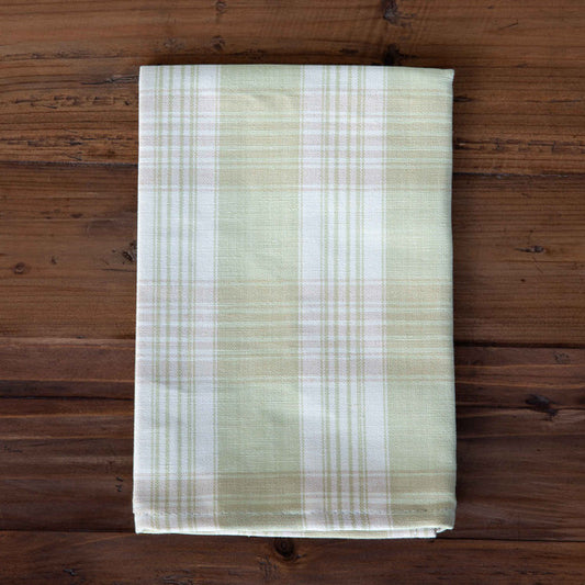 Grapefruit Plaid Napkin