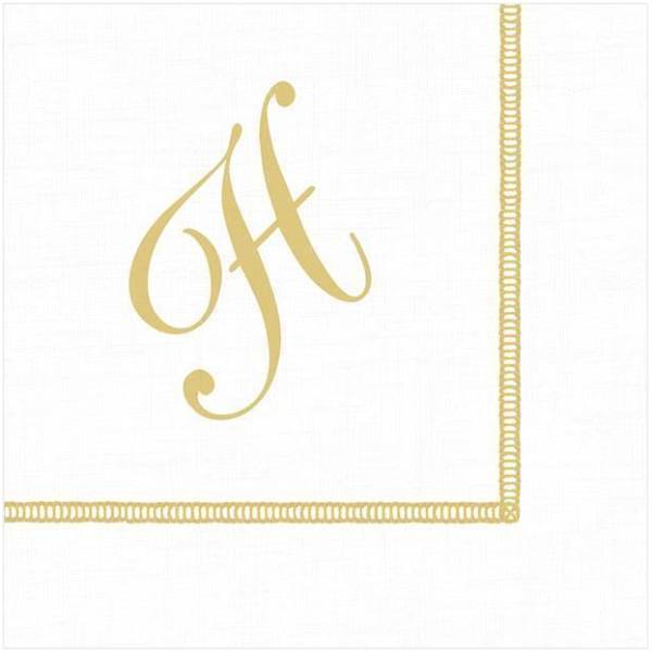 Cocktail Paper Napkin letter H