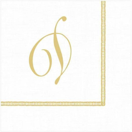 Cocktail Paper Napkin letter D