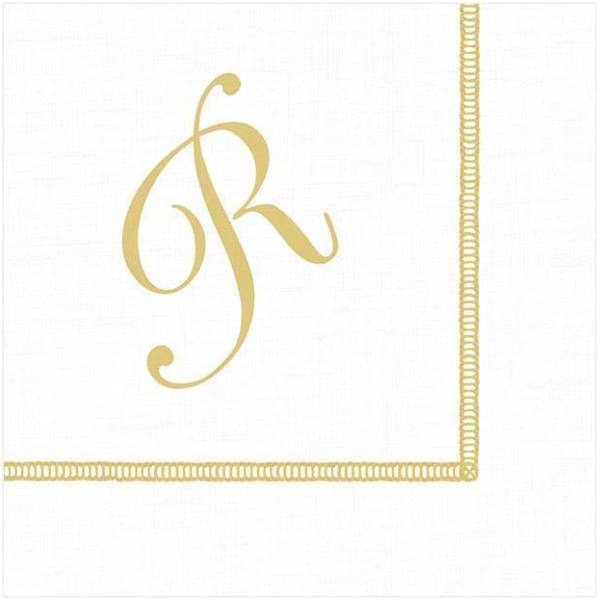 Cocktail Paper Napkin letter R