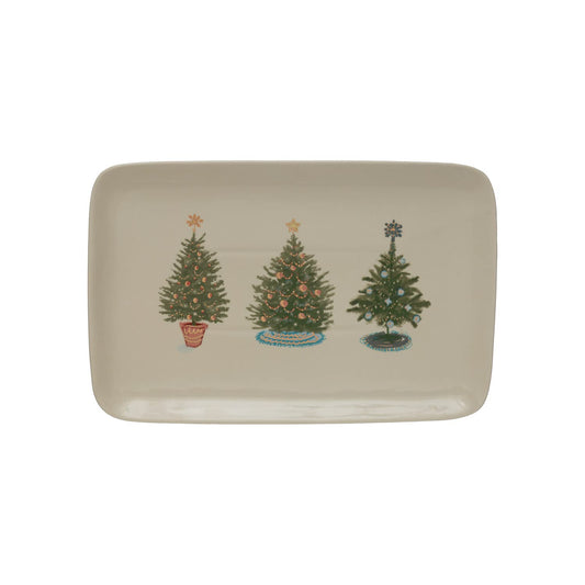 Christmas Tree Platter