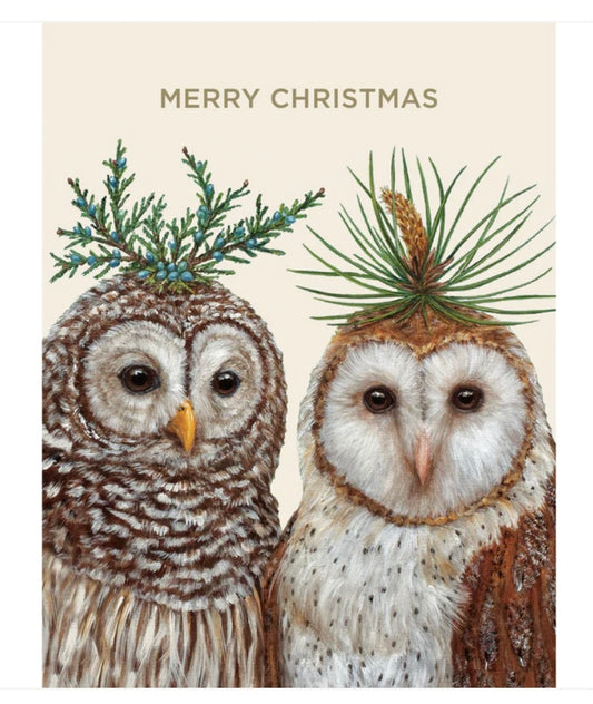 Winter Owls Card