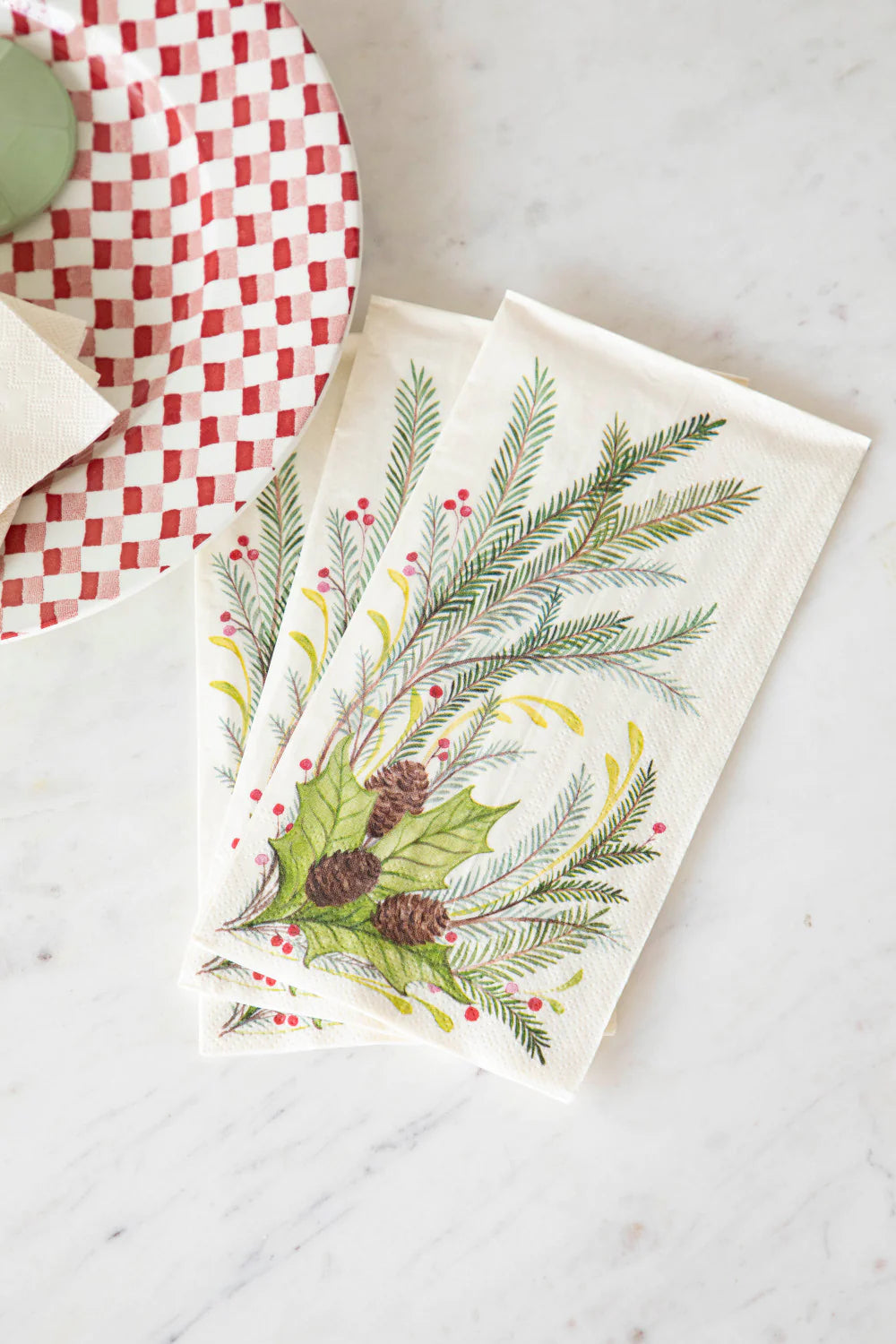 Christmas Sprigs Guest Napkin