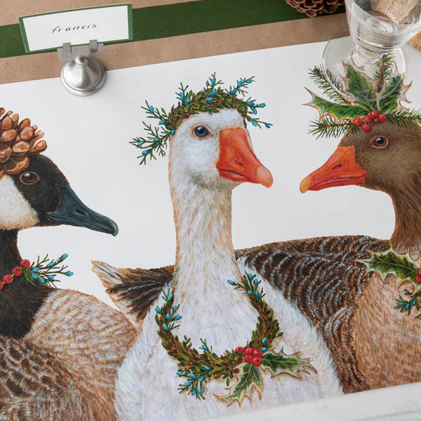 Festive Geese Placemat