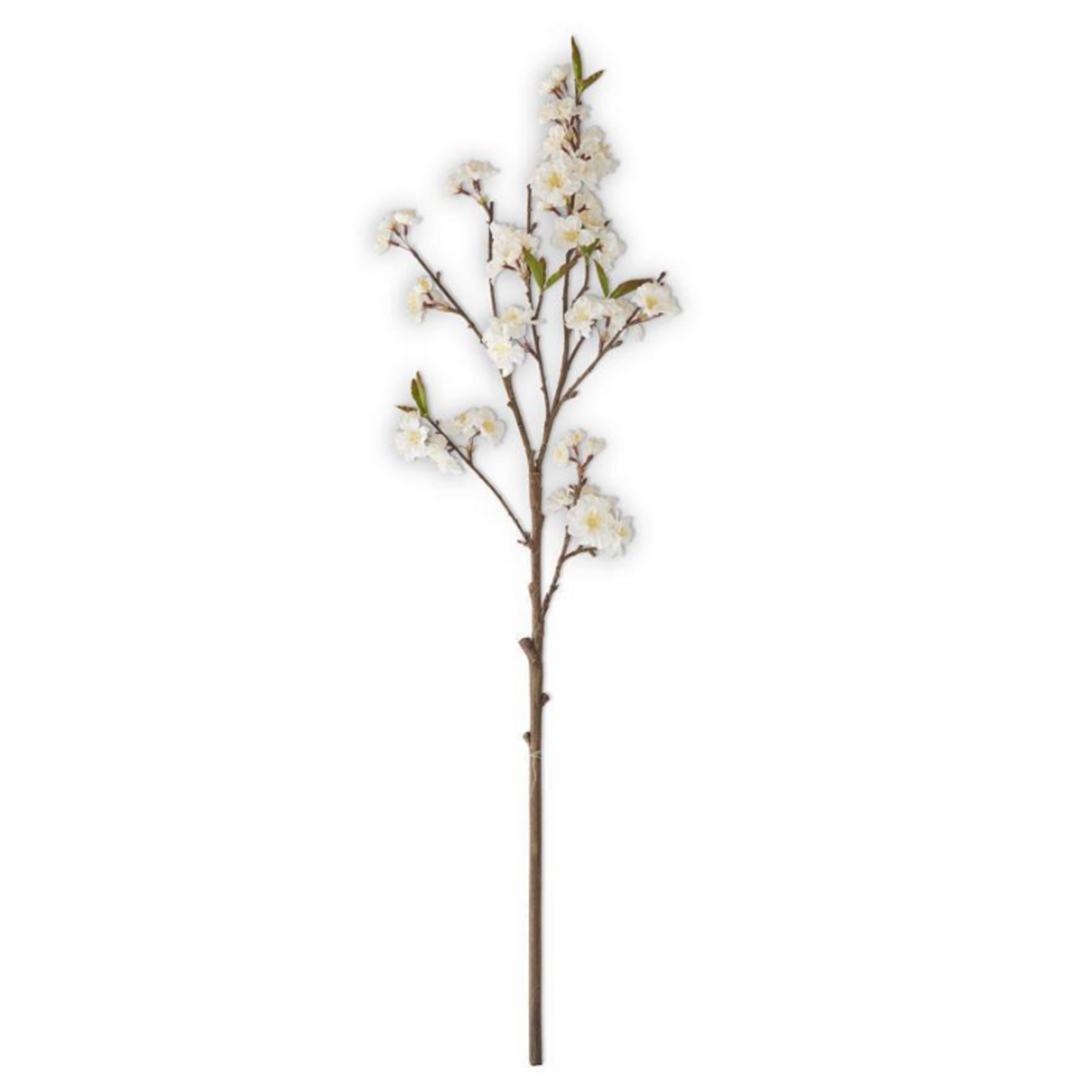 36” White Cherry Blossom Spray