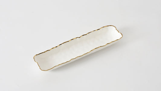 Cracker Tray-with gold rim