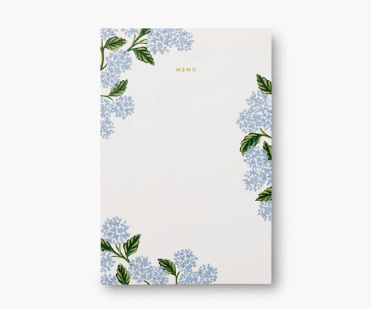 Hydrangea Memo Notepad