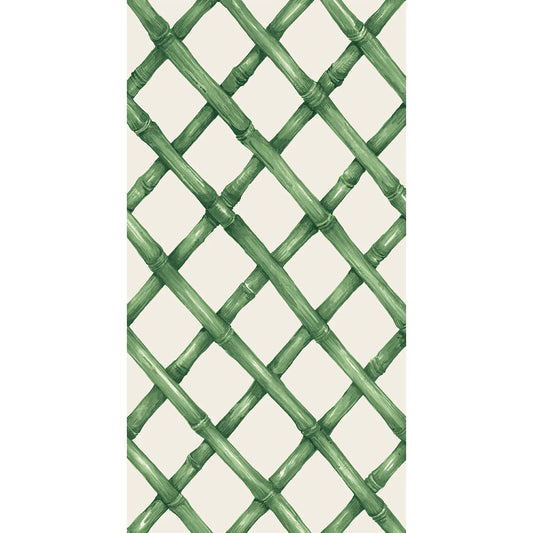 Green Lattice Guest Napkin pk 16