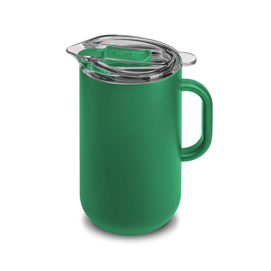 Insulated Stainless Steel Pitcher- Greens