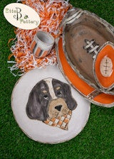 Team Spirit Hound Platter -Orange