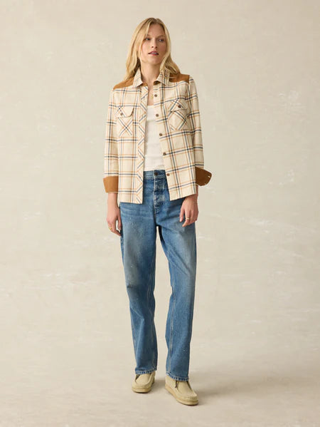 Daly Shirt- Sand Dune Plaid