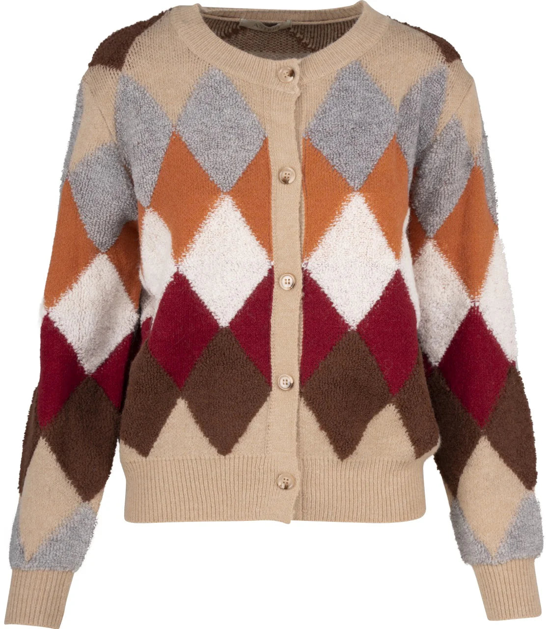 Women’s Knit Cardigan-Oatmeal Multi