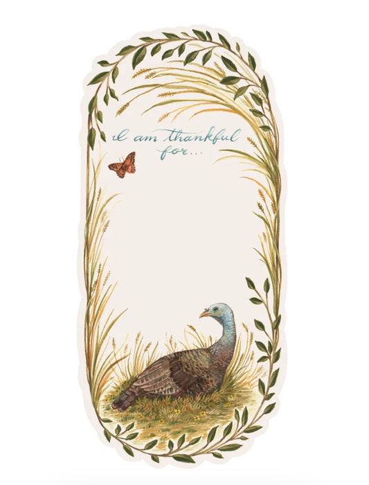 Thankful Turkey Table Card