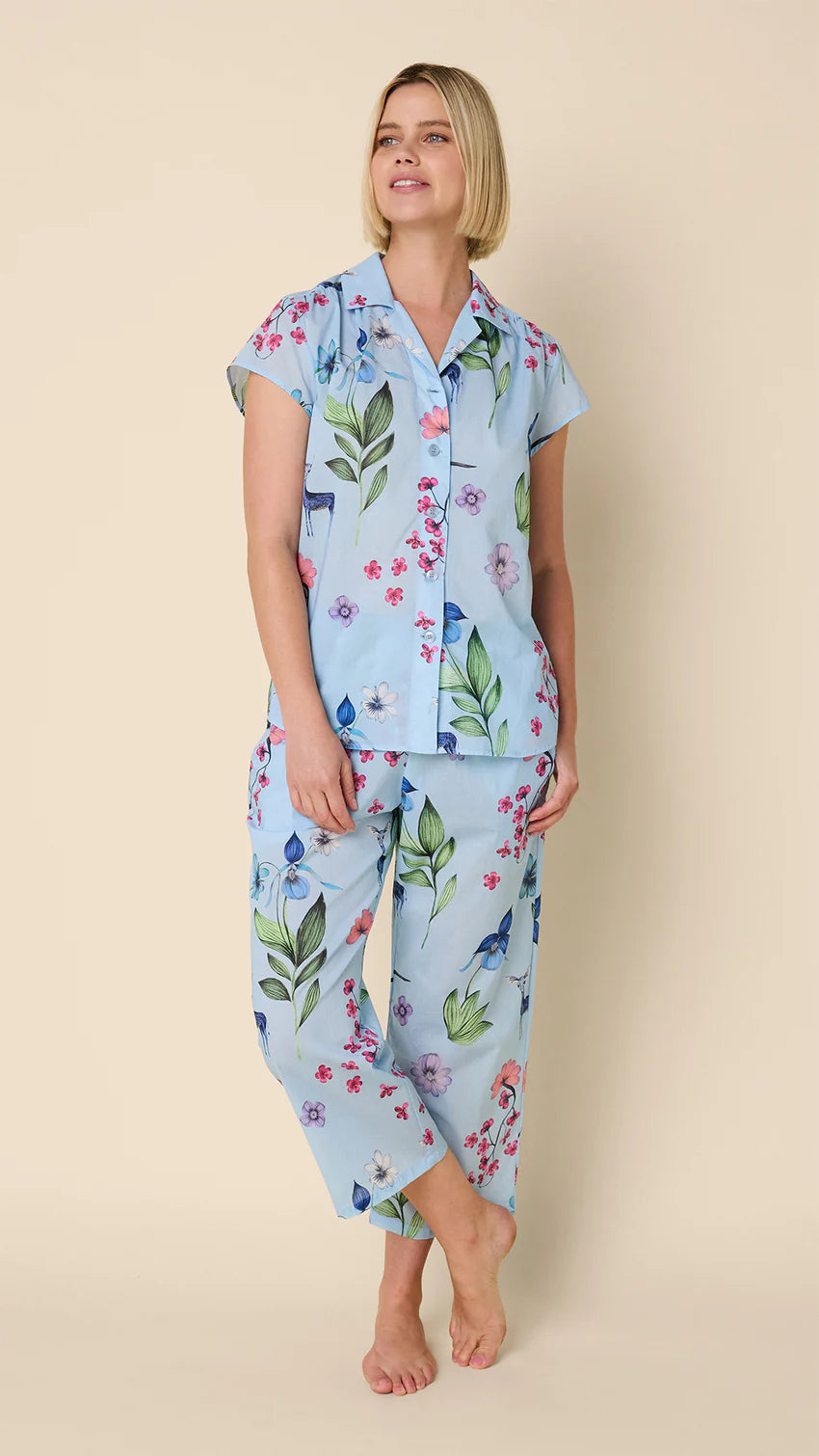 Deerly Voile Capri Pajamas