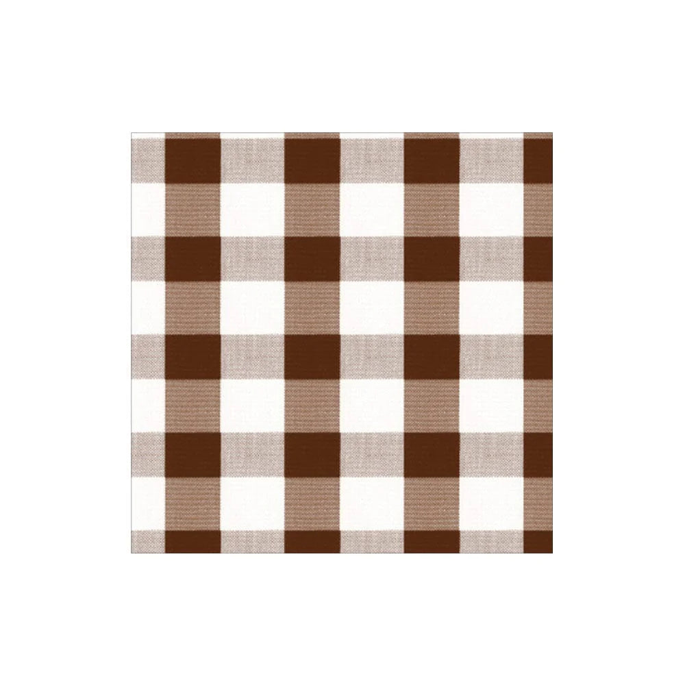 Gingham Chocolate Napkin Cocktail