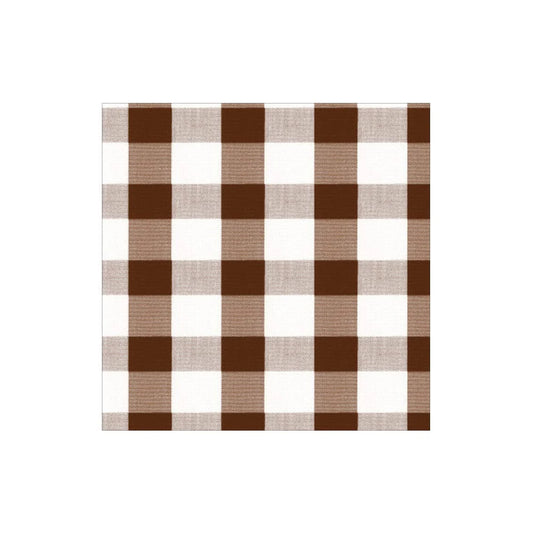 Gingham Chocolate Napkin Cocktail